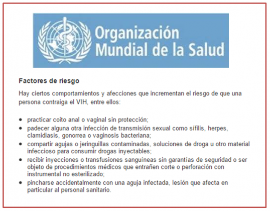 VIH SIDA Datos Cifras Factores De Riesgo Portal Red Salud