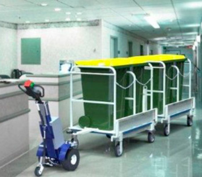 Carros eléctricos para el manejo de cargas en hospitales y clínicas