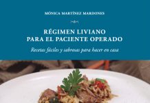 régimen liviano para paciente operado