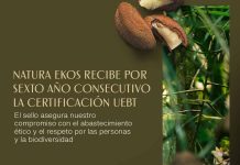 Natura Ekos obtiene el sello de la UEBT por sexto año consecutivo