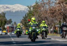 Motos de Rescate de La Florida: volumen y rapidez ante un accidente en vía pública