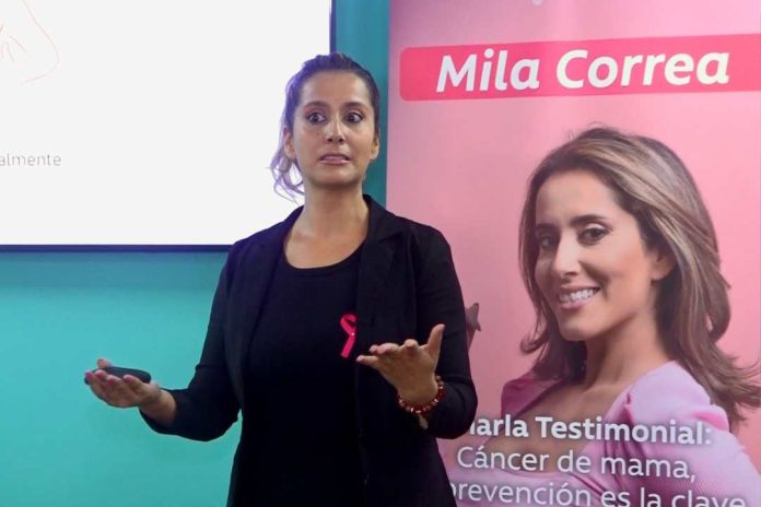 Con testimonio de Mila Correa, Interclínica realizó activación sobre cáncer de mama en el norte del país