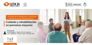 Jornada de investigación, innovación y transferencia de conocimientos abordará en Viña del Mar temáticas de cuidado y rehabilitación de personas mayores