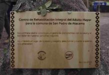 Colocan la primera piedra del Centro de Rehabilitación del Adulto Mayor en San Pedro de Atacama