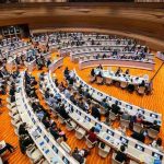 Ministra de Salud, Ximena Aguilera, aborda medidas financieras de la OMS en la 78° Asamblea Mundial de la Salud