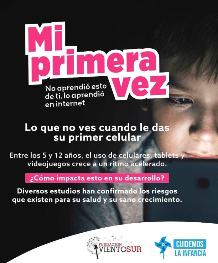 “Mi Primera Vez”: Fundación Viento Sur y su plataforma Cuidemos la Infancia lanzan esta campaña para alertar sobre el uso temprano de pantallas en la infancia