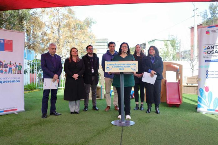 Salud y Educación refuerzan puesta al día con vacunación influenza en jardines infantiles