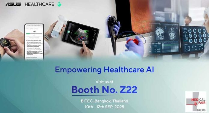 ASUS presenta soluciones de IA para el sector sanitario en la feria Medical Fair Thailand 2025