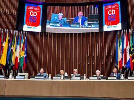 Ministra de Salud destaca avances de Chile en protección infantil y acceso universal durante Consejo Directivo de OPS