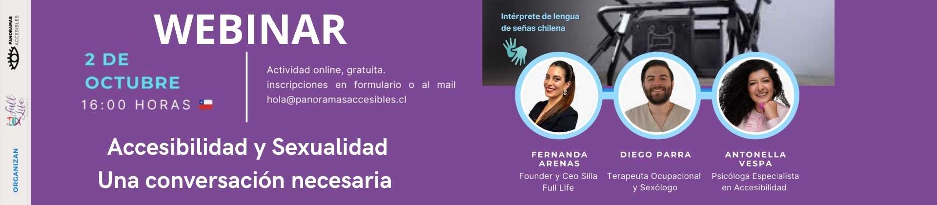 Webinar Sexualidad y Accesibilidad