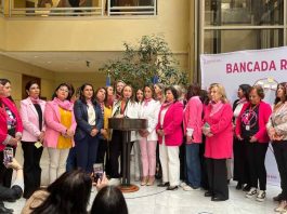 Diputadas de la Bancada Rosa firman compromiso por el cáncer de mama  en su primer aniversario