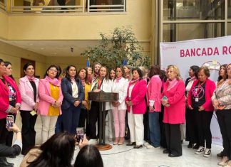 Diputadas de la Bancada Rosa firman compromiso por el cáncer de mama  en su primer aniversario