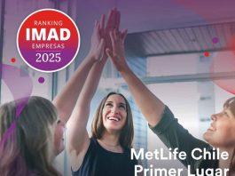 MetLife Chile es reconocida como la empresa líder del sector financiero en el ranking IMAD 2025 MetLife Chile es reconocida como la empresa líder del sector financiero en el ranking IMAD 2025