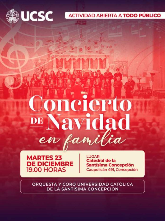 La música navideña resonará por primera vez en la Catedral de Concepción con sello UCSC