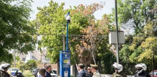 Providencia inaugura tótems de emergencia en 5 plazas y aumenta 84% sus cámaras de seguridad