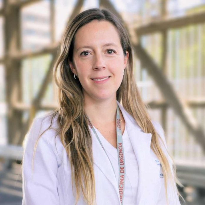Doctora Michelle Pirazzoli, Sociedad Chilena de Medicina de Urgencia (SOCHIMU)