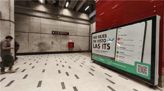 “No dejes en visto las ITS”: la campaña en el Metro que busca romper el silencio sobre la salud sexual