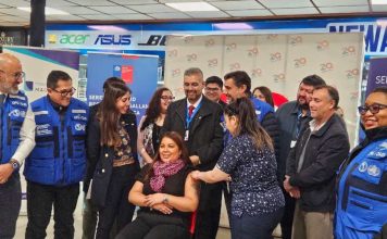 Subsecretaria de Salud Pública promueve la vacunación durante operativo extramuros en Zona Franca de Punta Arenas