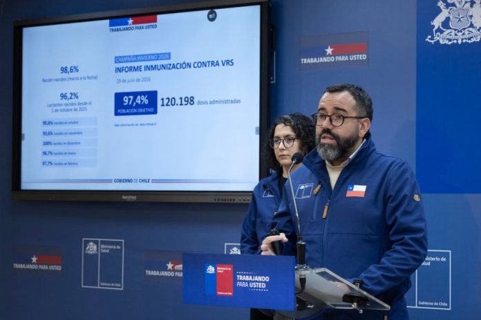 Reporte Semanal Campaña de Invierno 2026: VRS es el virus de mayor circulación con un 22,9% de los casos detectados