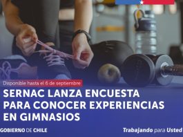 SERNAC LANZA ENCUESTA PARA CONOCER EXPERIENCIA DE CONSUMIDORES EN GIMNASIOS