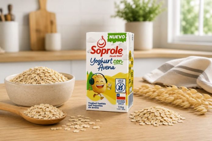 Soprole estrena el primer yoghurt con hojuelas de avena en envase de cartón en Chile de la mano de la tecnología SIG Drinksplus