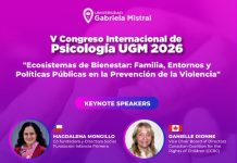 V Congreso Internacional de Psicología UGM 2026 analizará ecosistemas de bienestar: familia, entornos y políticas públicas para la prevención de la violencia
