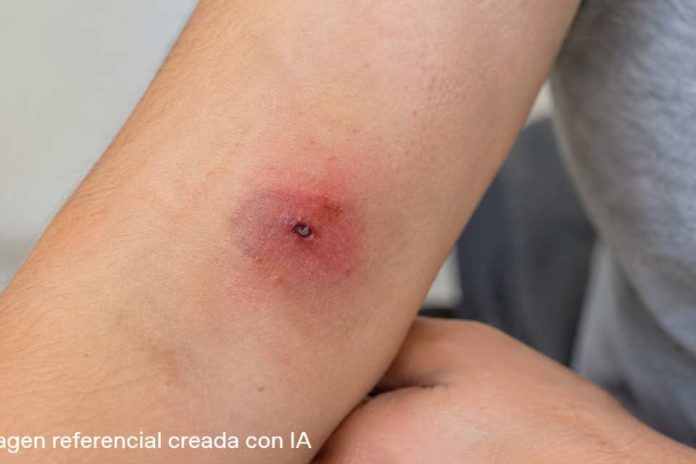 Araña de rincón en Chile_ cómo reconocer una posible mordedura, qué hacer y dónde acudir