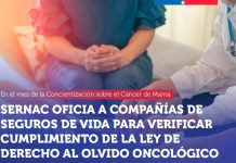 SERNAC OFICIA A COMPAÑÍAS DE SEGUROS DE VIDA PARA VERIFICAR CUMPLIMIENTO DE LA LEY DE DERECHO AL OLVIDO ONCOLÓGICO