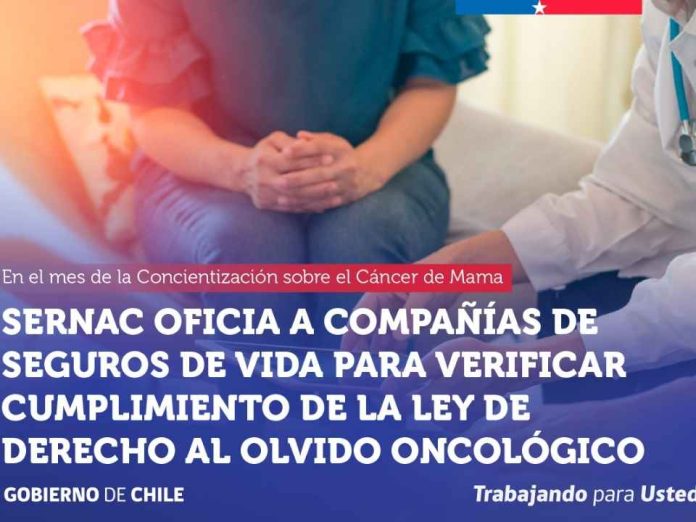 SERNAC OFICIA A COMPAÑÍAS DE SEGUROS DE VIDA PARA VERIFICAR CUMPLIMIENTO DE LA LEY DE DERECHO AL OLVIDO ONCOLÓGICO